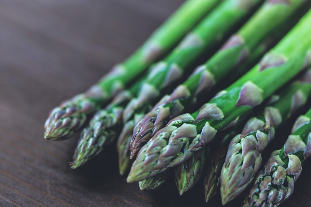 close up of asparagus